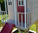 Wendi Toys Modular Playhouse M8R-Gym-KT Nordic Adventure House Red