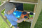 Wendi Toys Modular Playhouse M10R-Gym-KT Nordic Adventure House Red