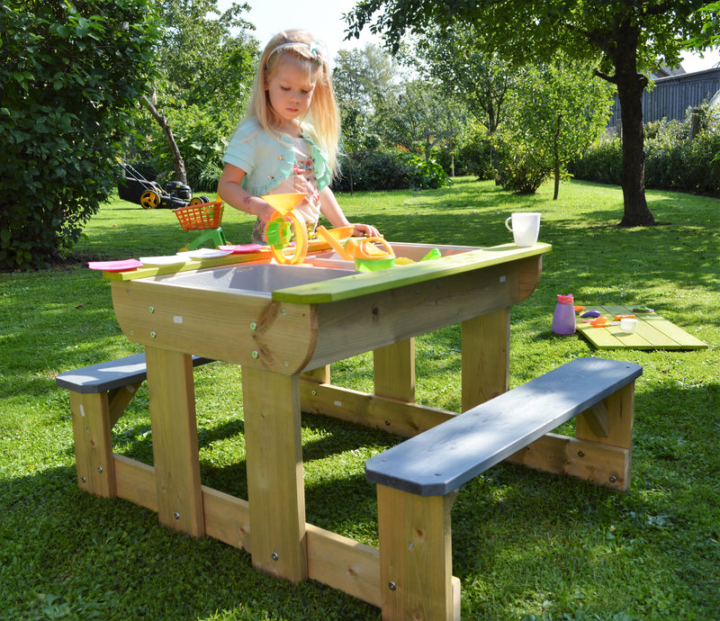Wendi Toys T2 Deluxe Picnic Table with Benches