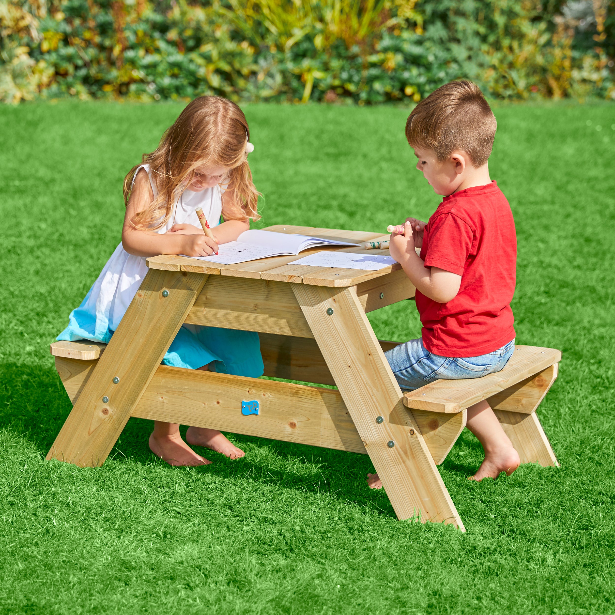 TP285 Early Fun Wooden Picnic Table Sandpit