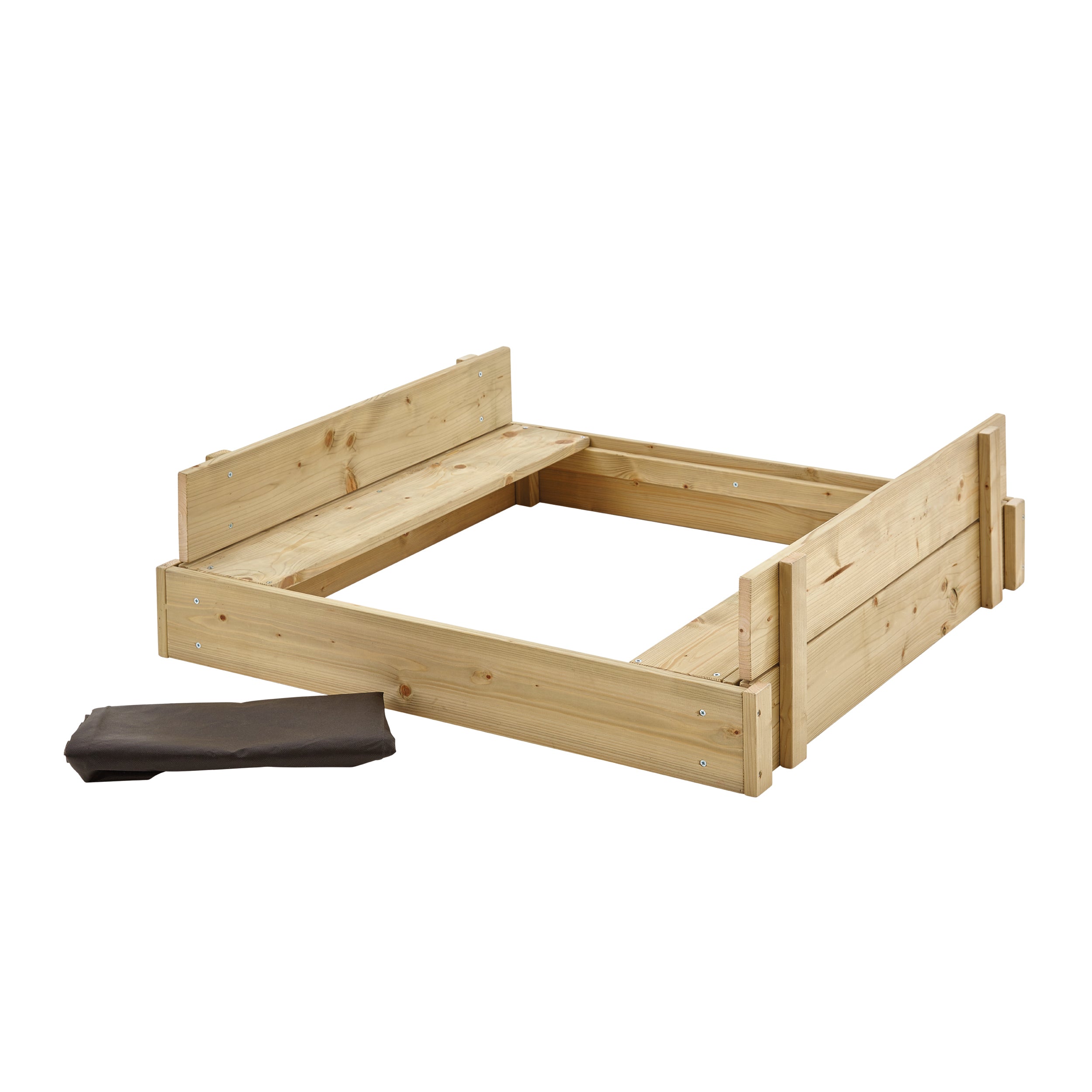 TP292 Wooden Lidded Sandpit With Sloted Cover