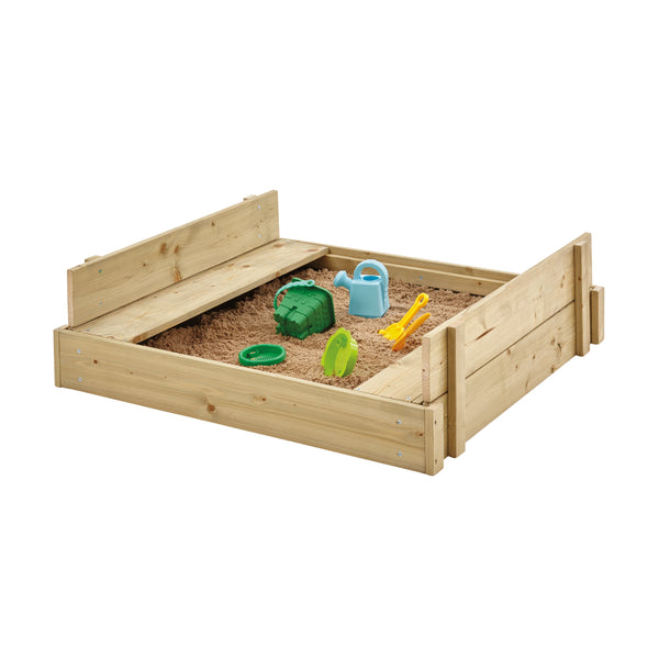 TP Wooden Lidded Sandpit With Sloted Cover TP292