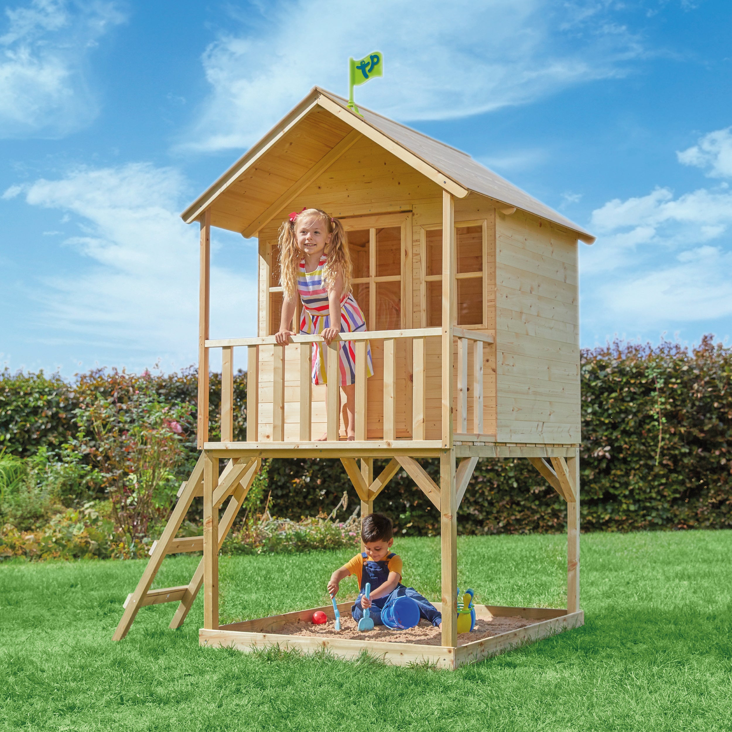 TP318 Hill Top Wooden Tower Playhouse