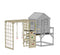 Wendi Toys Modular Playhouse M22 My Lodge with Gym Attachment