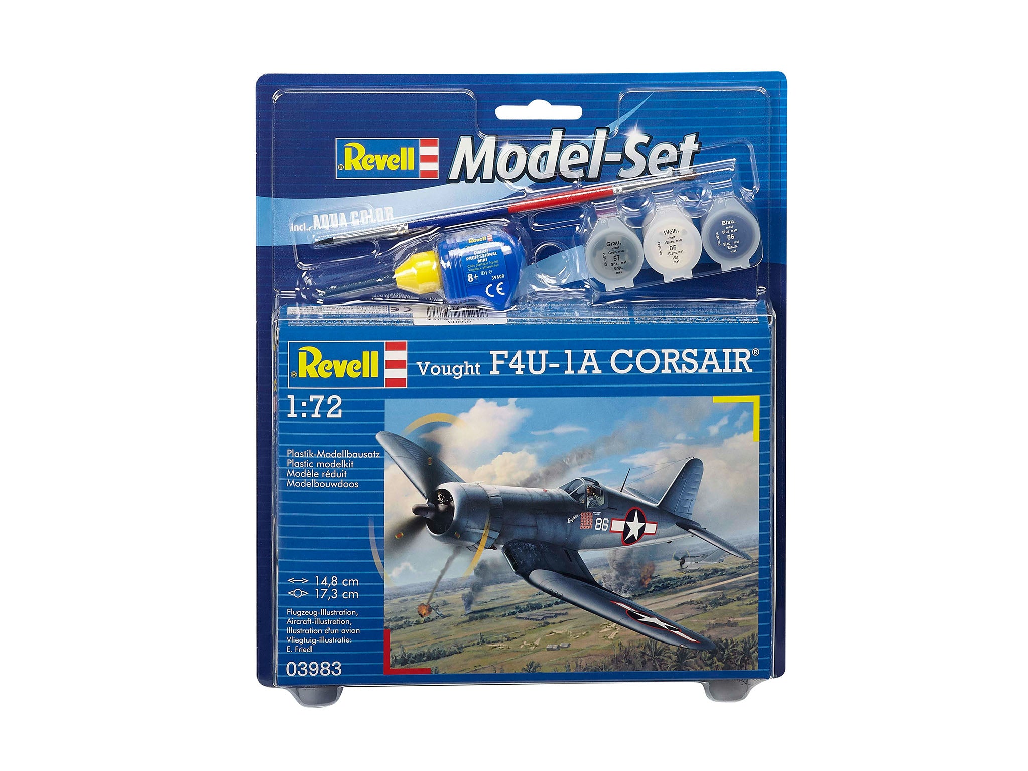 Revell Model Set Vought F4U-1D CORSAIR 1:72