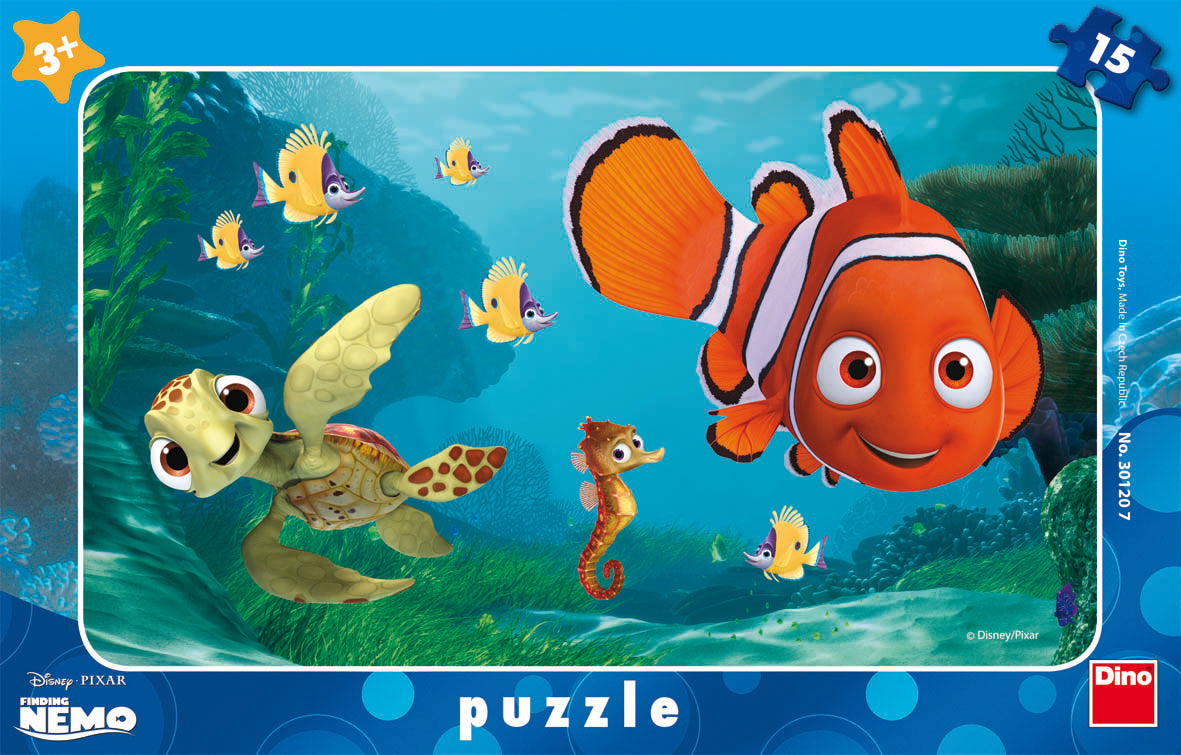 Dino Frame Puzzle 15 pc small, Disney Finding Nemo