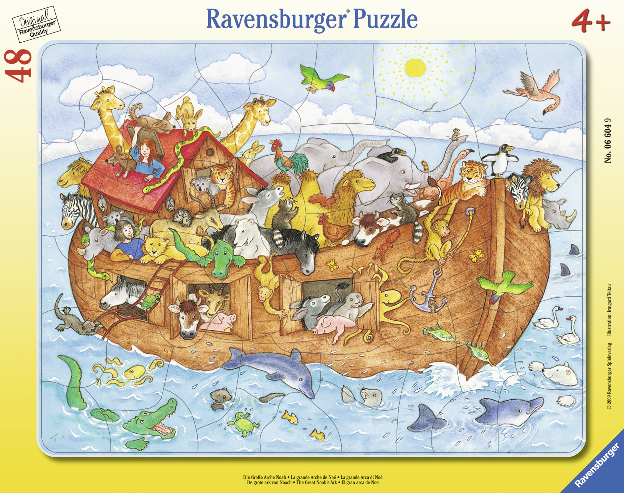 Ravensburger Frame Puzzle 48 pc Noah's Arc