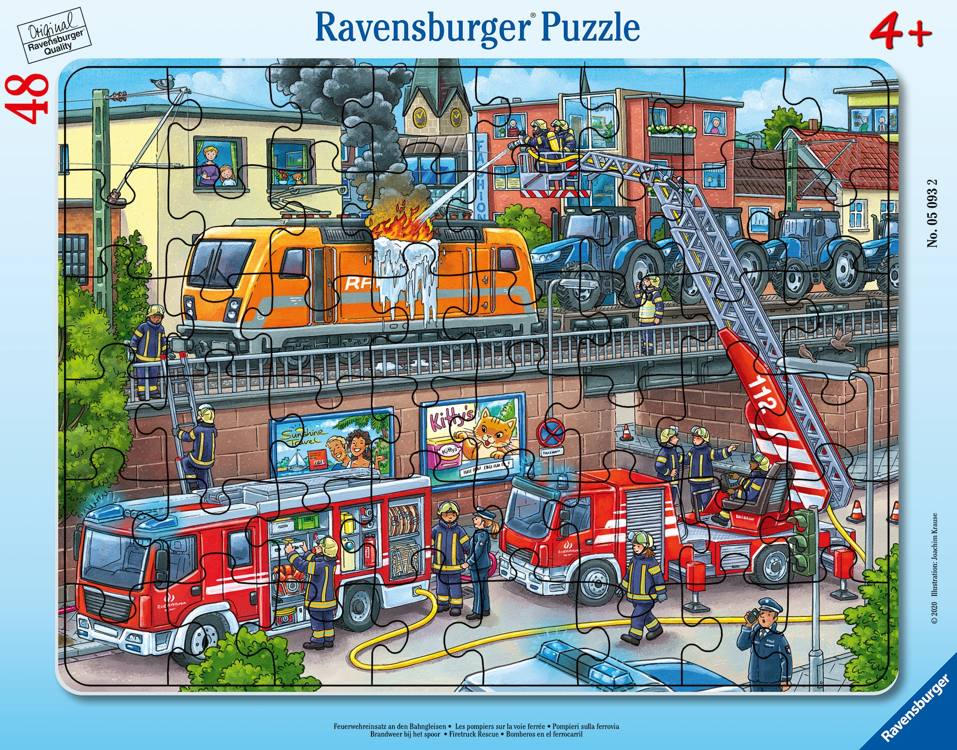 Ravensburger Frame Puzzle 48 pc Firefighting